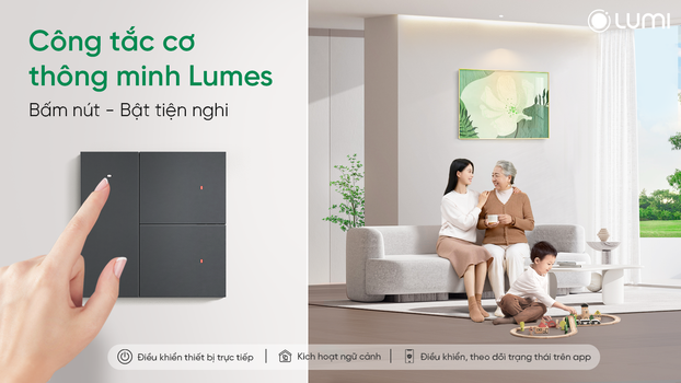 You are currently viewing Lumi ra mắt công tắc cơ thông minh Lumes – Thêm lựa chọn cho trải nghiệm sống tiện nghi