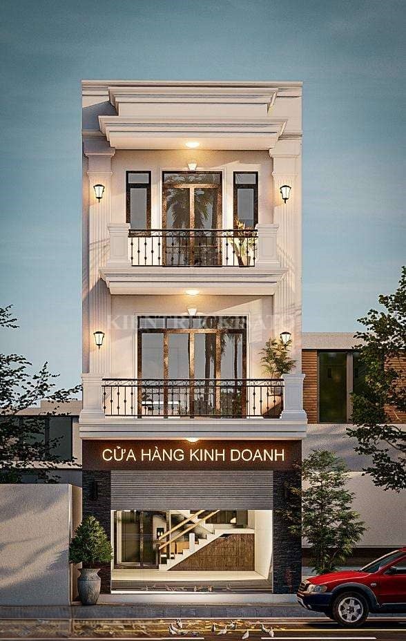 Nhà 3 tầng hiện đại