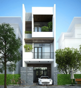 Read more about the article Tư vấn thiết kế mẫu nhà 5×20 3 tầng hiện đại cho thuê gần trường Đại học
