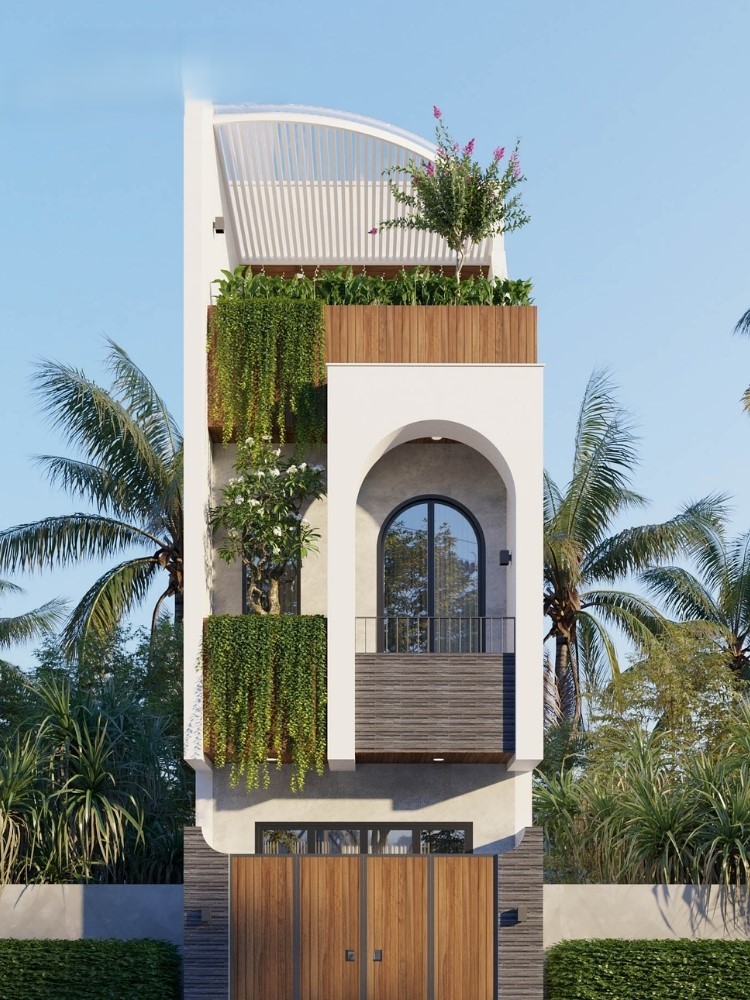 Nhà 3 tầng hiện đại