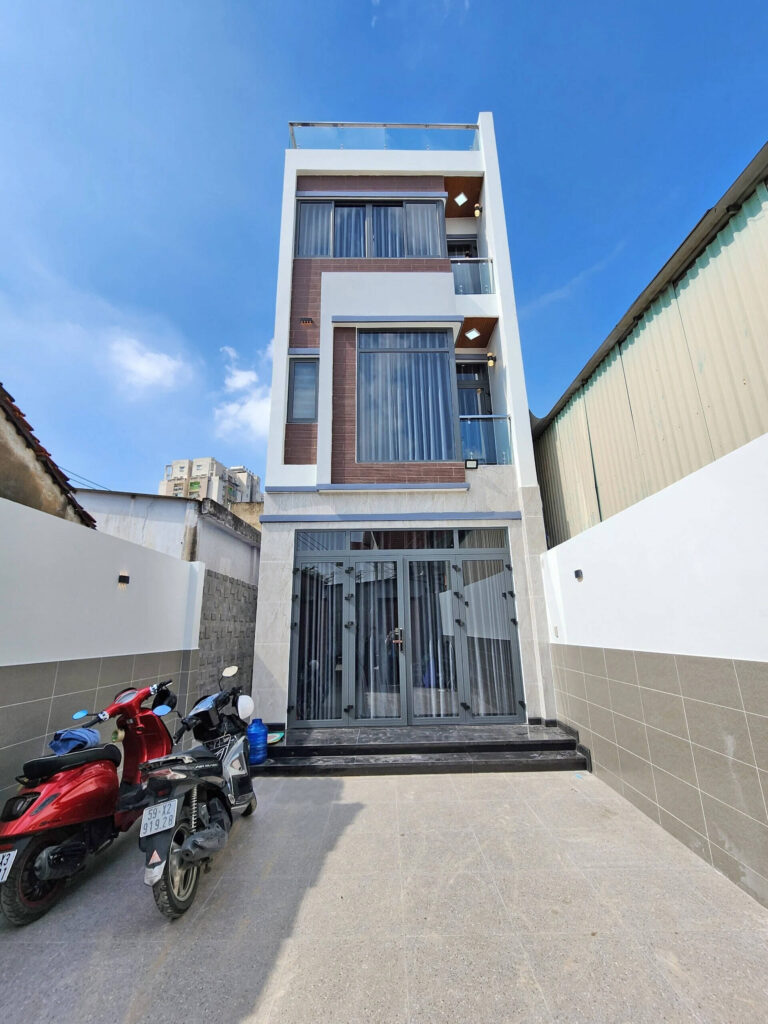 Mẫu nhà mặt tiền 5m 3 tầng