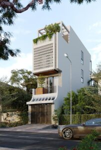 Read more about the article Tư vấn thiết kế mẫu nhà phố 3 tầng đẹp, sang trọng và bền vững trên nền đất san lấp
