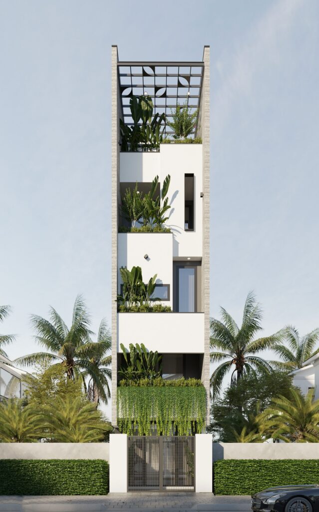 Nhà phố 5 tầng