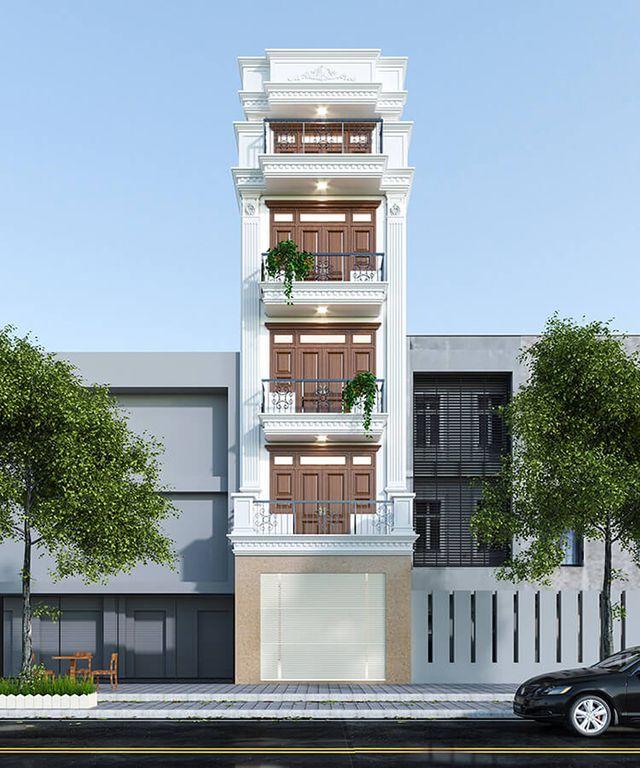Nhà phố 5 tầng