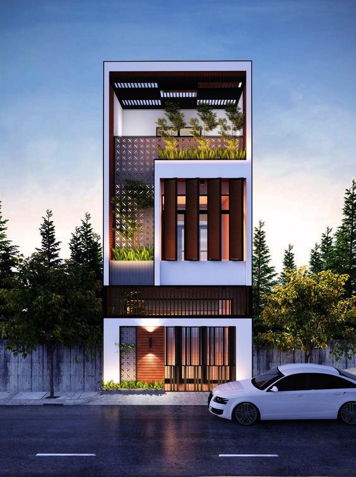 Mẫu nhà ống 3 tầng đẹp