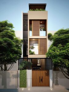Read more about the article Tư vấn thiết kế nhà 4 tầng hiện đại 5x18m – Giải pháp tối ưu kiến trúc, phong thủy và công năng