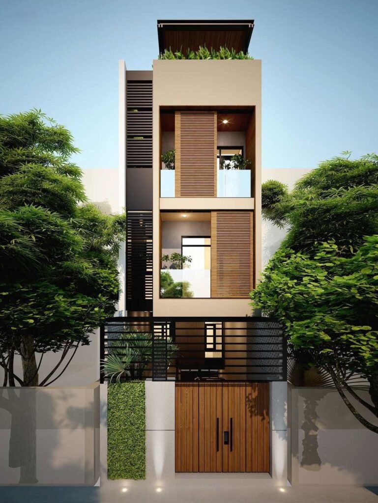 Nhà 4 tầng hiện đại