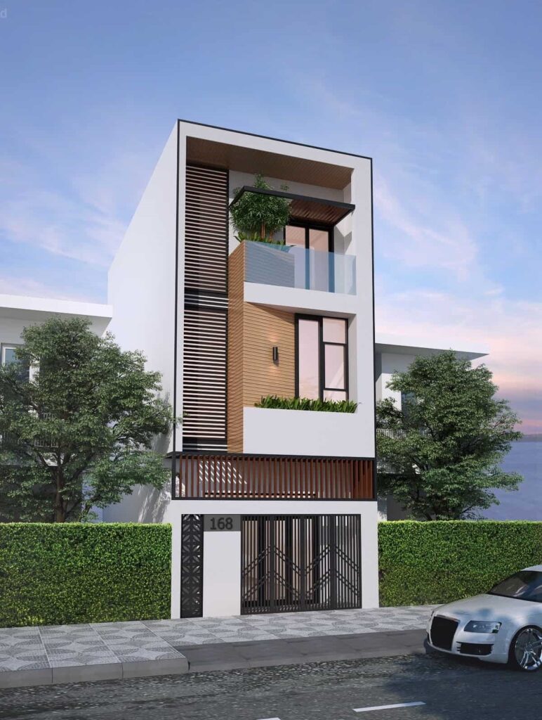 Mẫu nhà phố 3 tầng