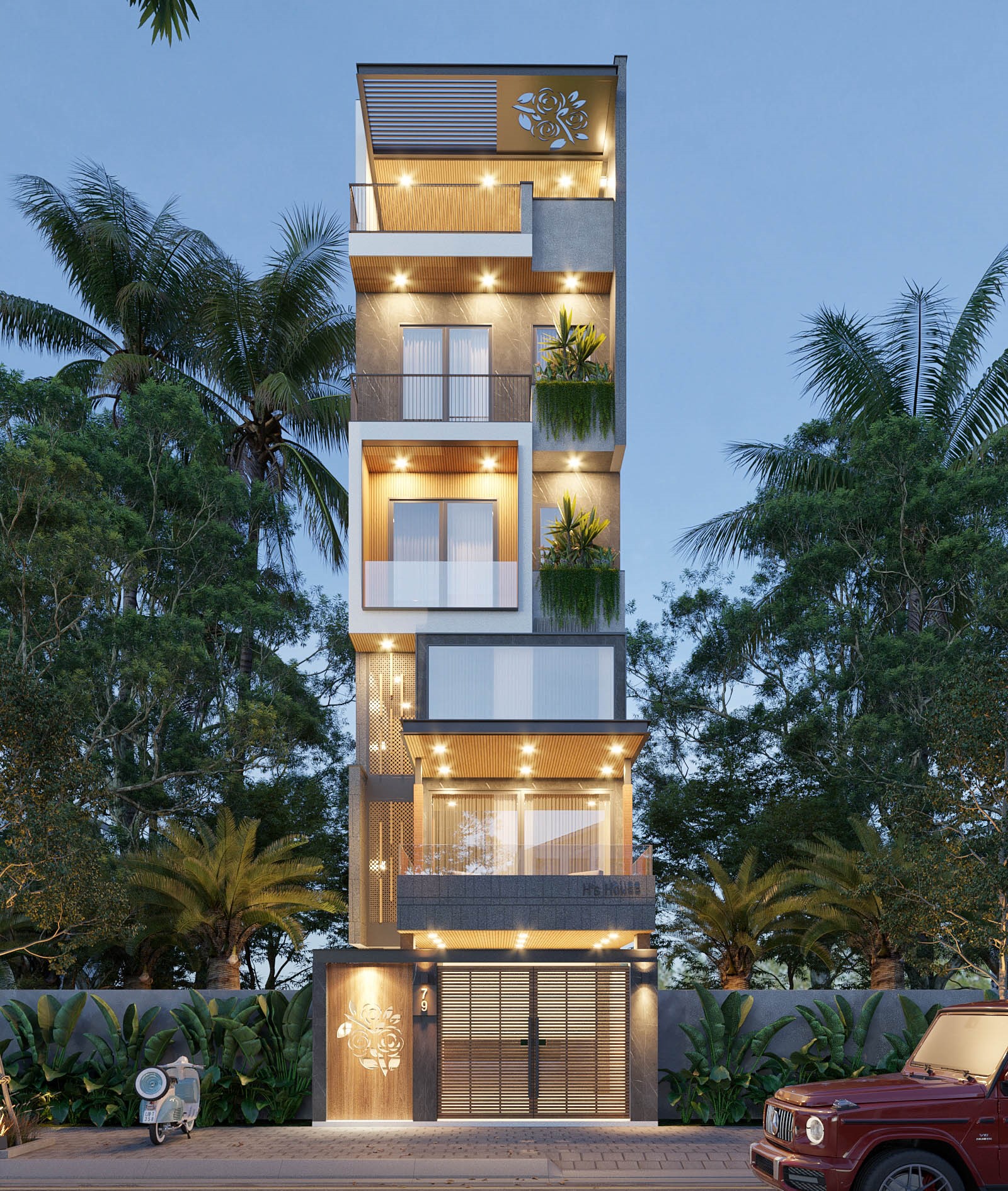 Nhà 5 tầng