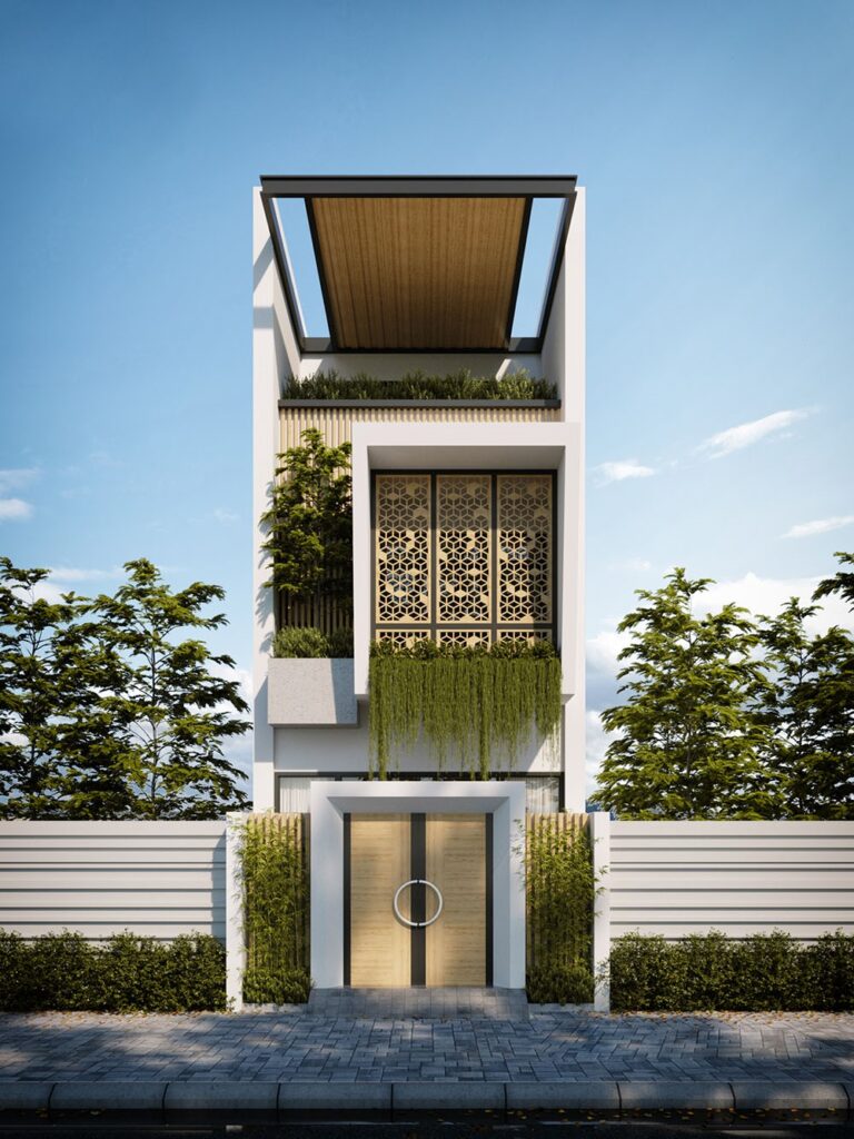 Mẫu nhà ống 3 tầng hiện đại