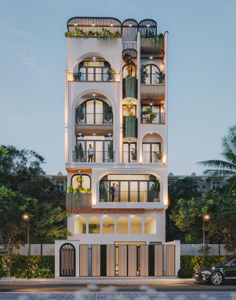Biệt thự 5 tầng