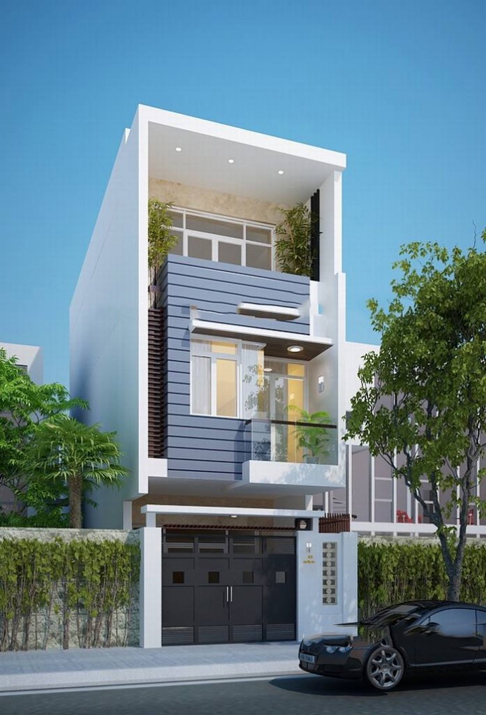Mẫu nhà ống 3 tầng hiện đại