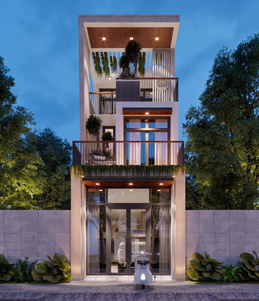 Mẫu nhà 3 tầng hiện đại