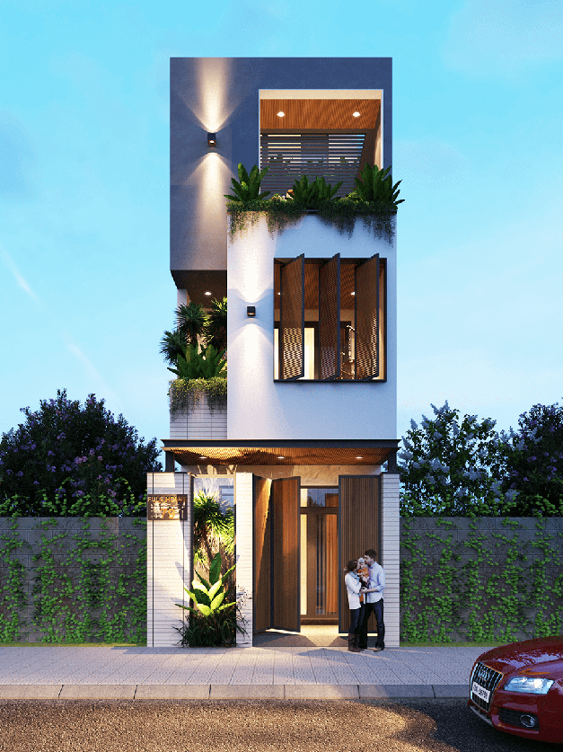 Mẫu nhà 3 tầng hiện đại