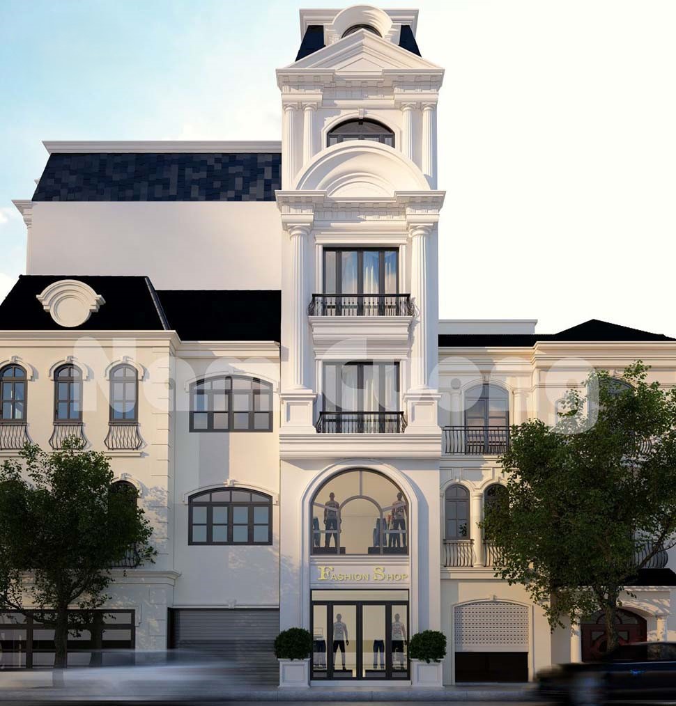 Biệt thự 5 tầng hiện đại