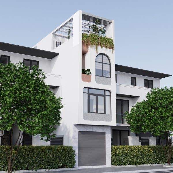 Mẫu nhà 3 tầng hiện đại