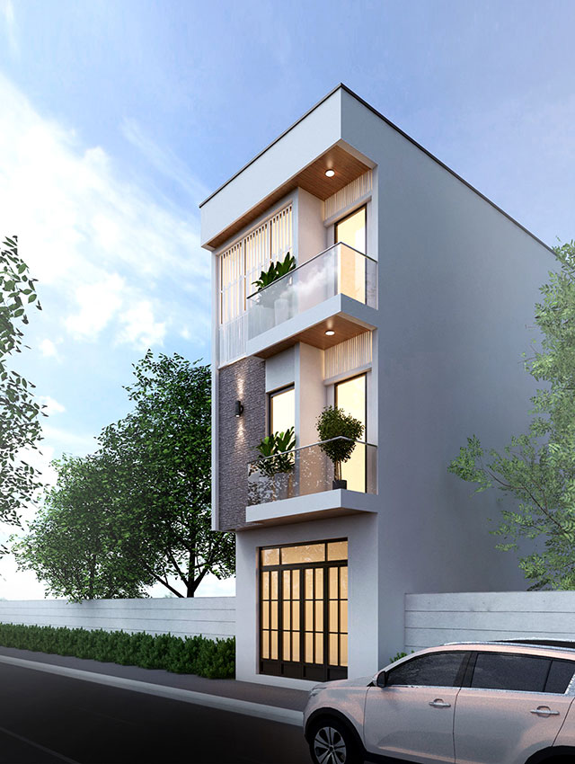 Mẫu nhà 3 tầng