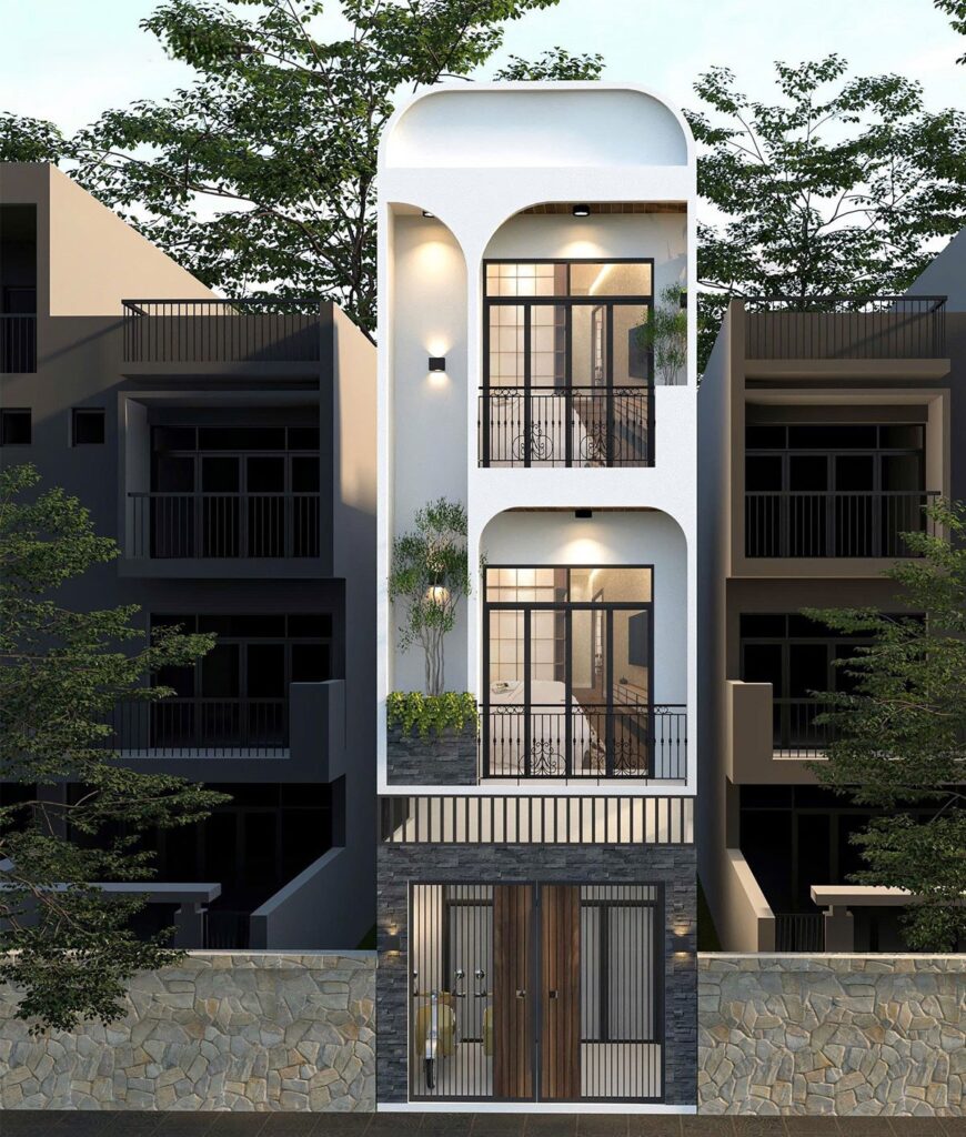 Mẫu nhà ống đẹp 3 tầng 5m