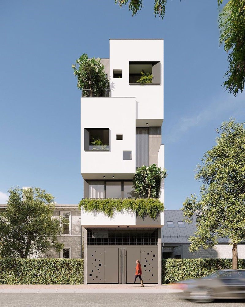 You are currently viewing Giải pháp thiết kế mẫu nhà ống 3 tầng 4x12m hiện đại, tiện nghi và bền vững cho gia chủ 1990 tại Thường Tín