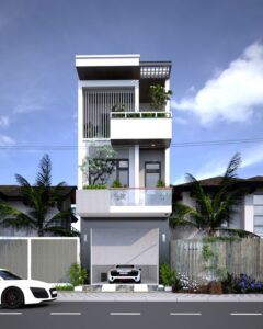 Read more about the article Tư vấn thiết kế mẫu mặt tiền nhà phố 5m 3 tầng cho gia chủ 1968 tại Thanh Trì – Vừa ở vừa cho thuê hiệu quả