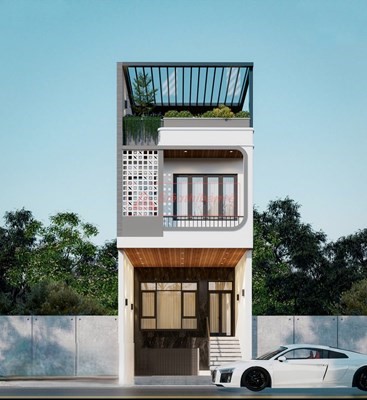 Mẫu nhà phố 3 tầng hiện đại