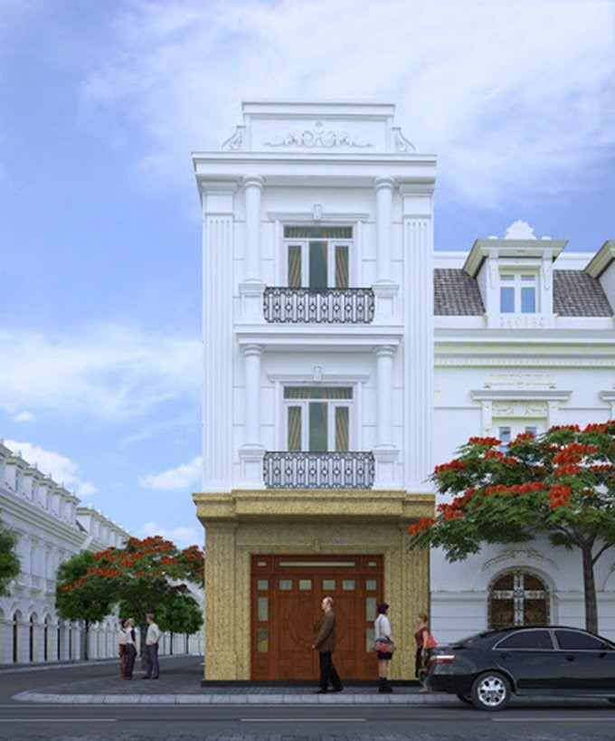 Mẫu nhà 3 tầng hiện đại