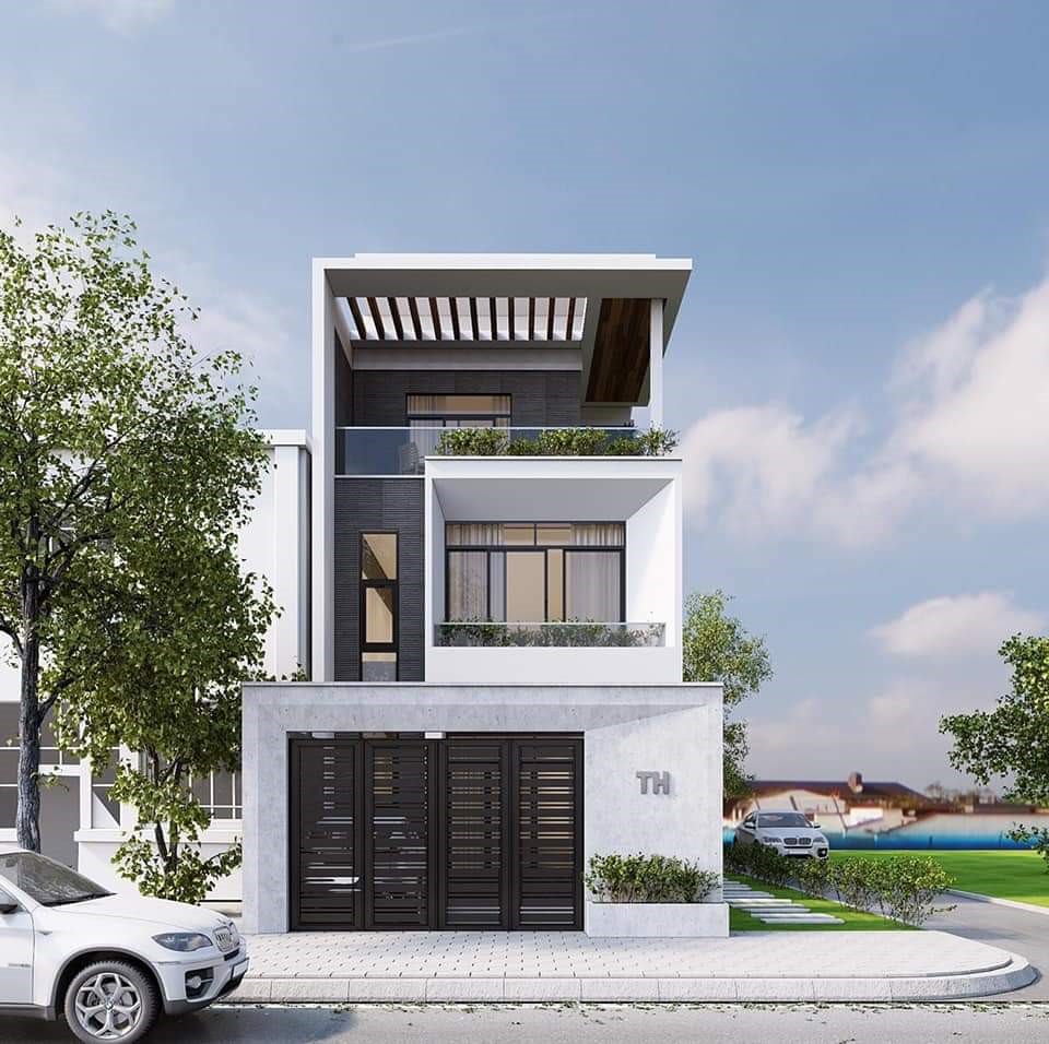 Nhà 3 tầng hiện đại