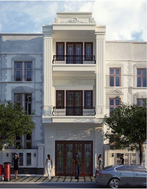 Nhà 3 tầng hiện đại