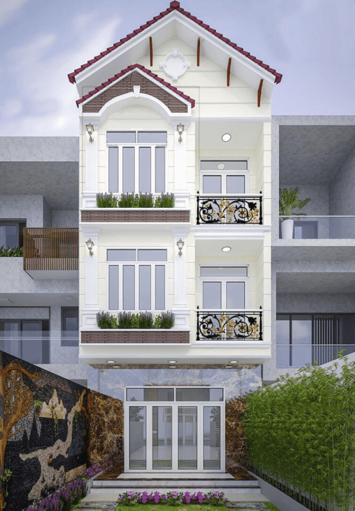 Nhà 3 tầng hiện đại