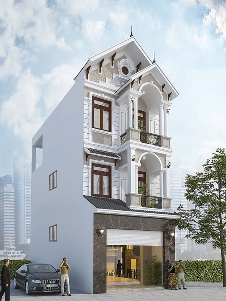 Nhà 3 tầng hiện đại