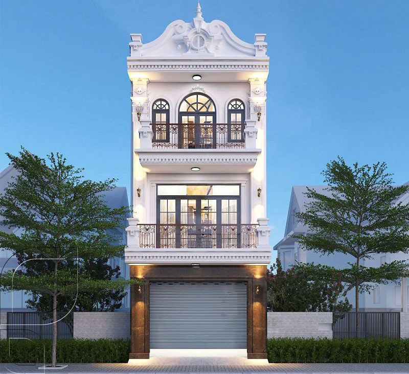 Mẫu nhà phố 3 tầng đẹp