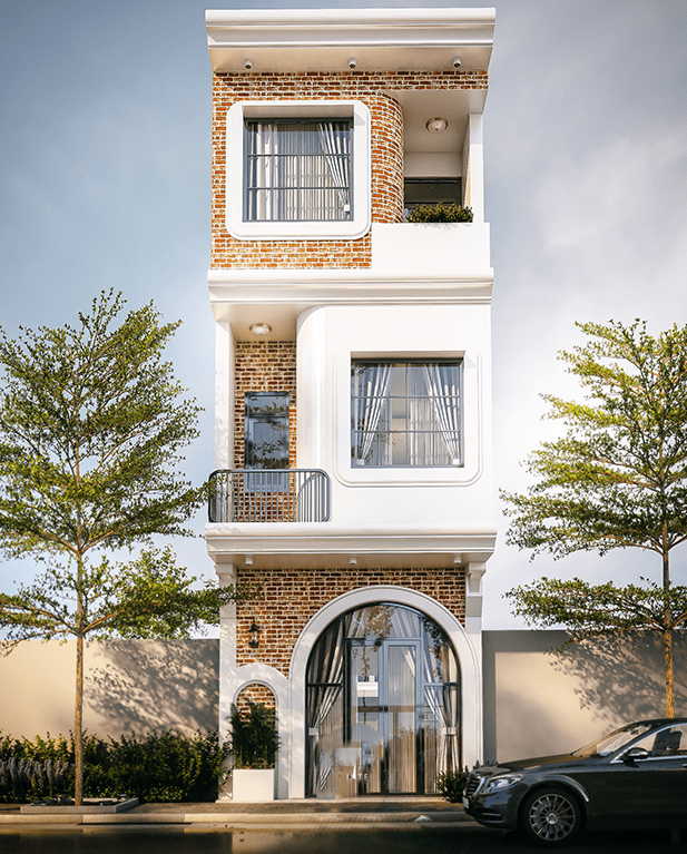 Nhà 3 tầng hiện đại