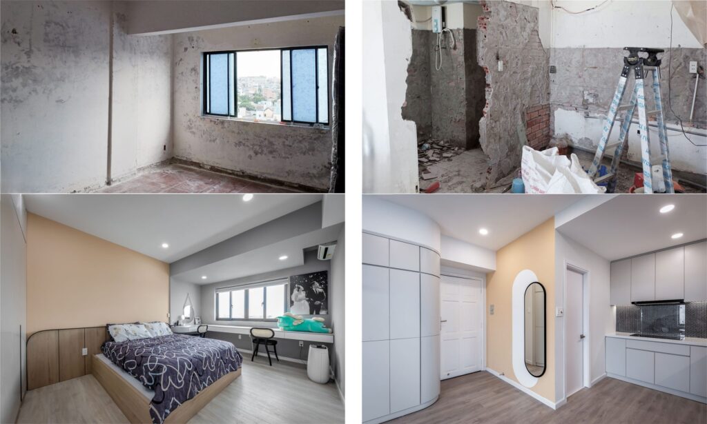 Sửa nhà giá rẻ - Hình ảnh công trình trước và sau khi hoàn thành