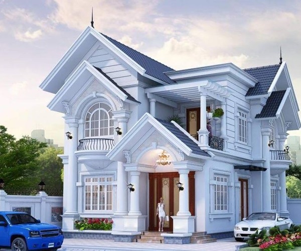 Mẫu biệt thự 2 tầng 02
