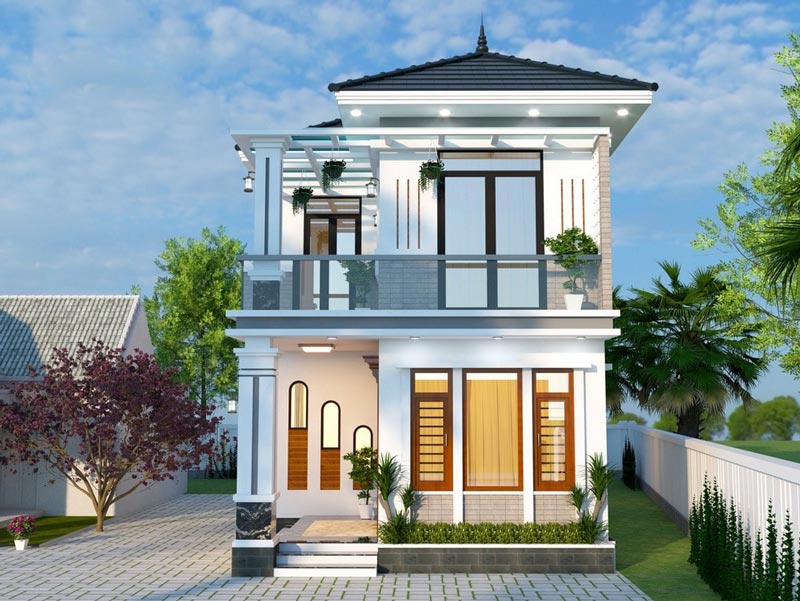 Mẫu biệt thự 2 tầng 06