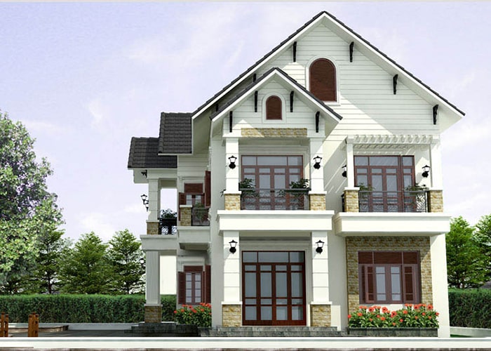 Mẫu biệt thự 2 tầng 09