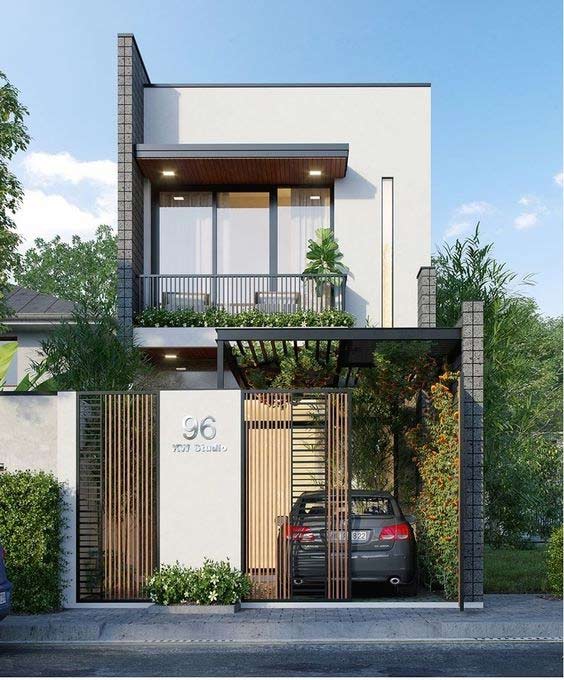 Mẫu nhà 2 tầng đơn giản 05