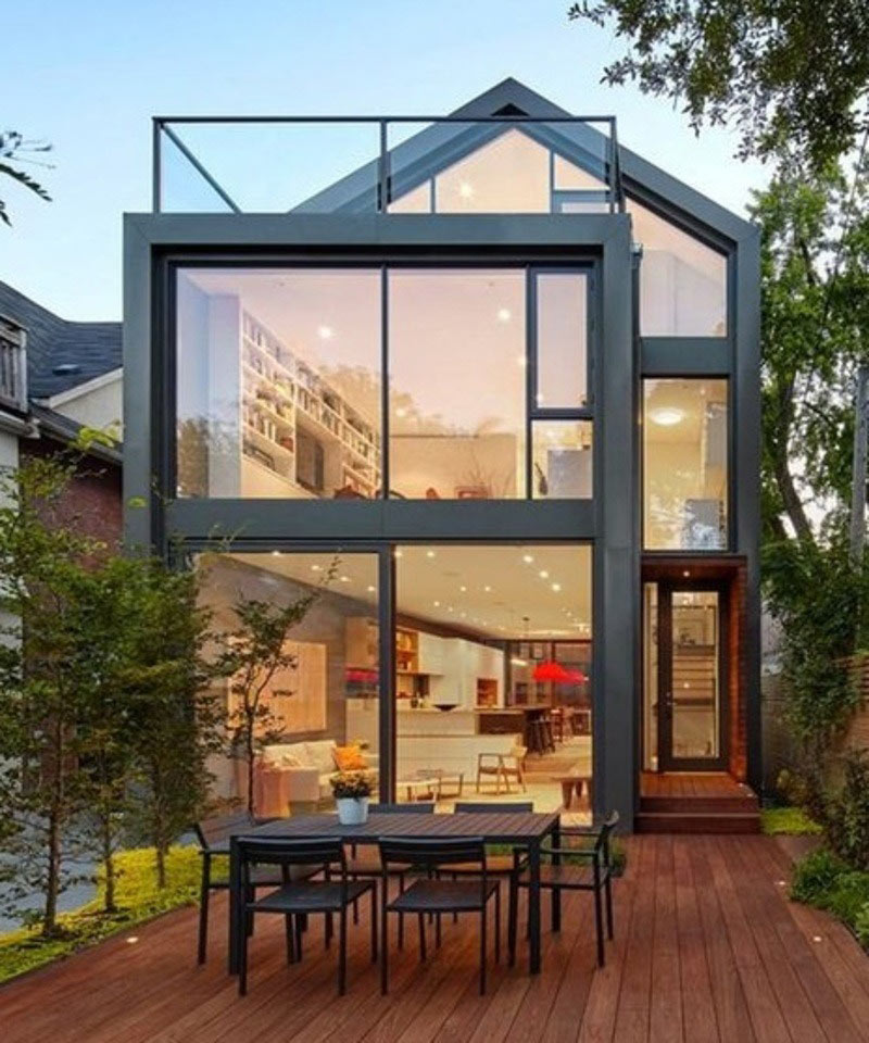 Mẫu nhà 2 tầng đơn giản 07