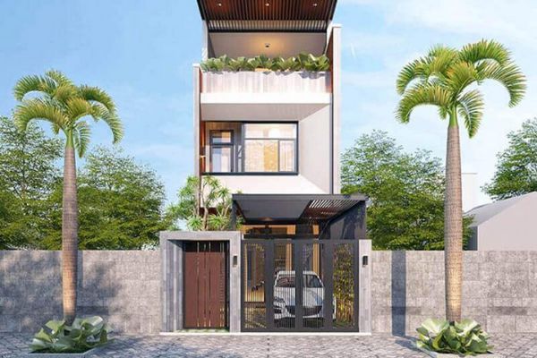 Mẫu nhà 2 tầng đơn giản 15