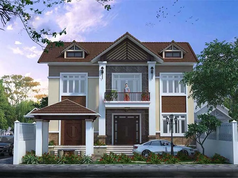 Mẫu nhà đẹp 2 tầng 02