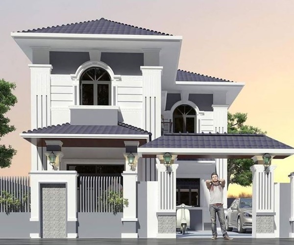 Mẫu nhà đẹp 2 tầng 06