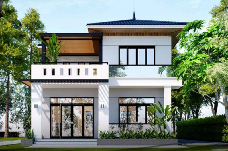 Mẫu nhà đẹp 2 tầng 07