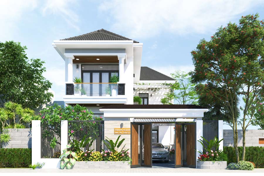 Mẫu nhà đẹp 2 tầng 11