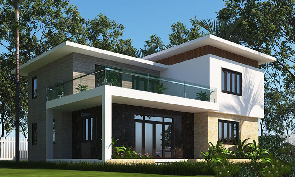 Mẫu nhà đẹp 2 tầng 12