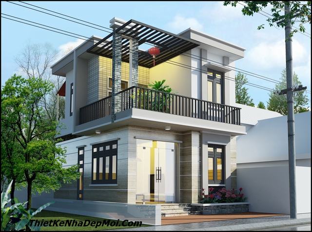 Mẫu nhà đẹp 2 tầng 13