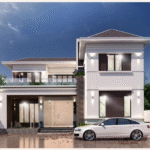 🏡 Mẫu nhà đẹp 2 tầng 10x20m tại Đông Anh – Giải pháp thiết kế hiện đại, tiện nghi cho anh Trung theo xu hướng năm 2025