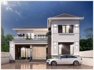Read more about the article 🏡 Mẫu nhà đẹp 2 tầng 10x20m tại Đông Anh – Giải pháp thiết kế hiện đại, tiện nghi cho anh Trung theo xu hướng năm 2025