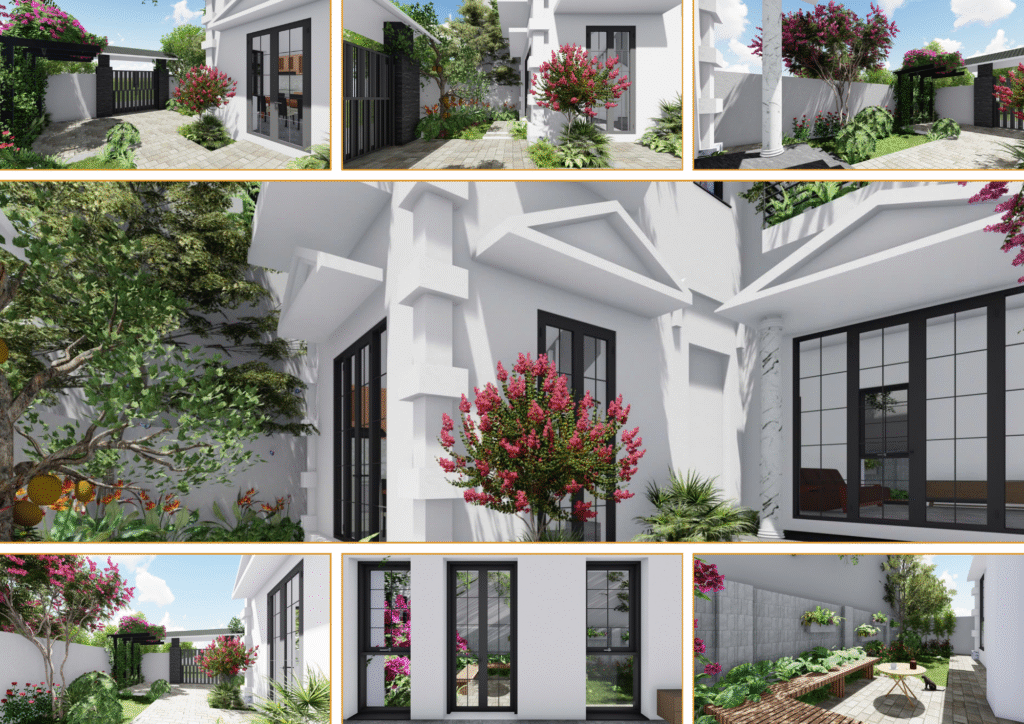 Sửa nhà trọn gói - Phối cảnh ngoại thất