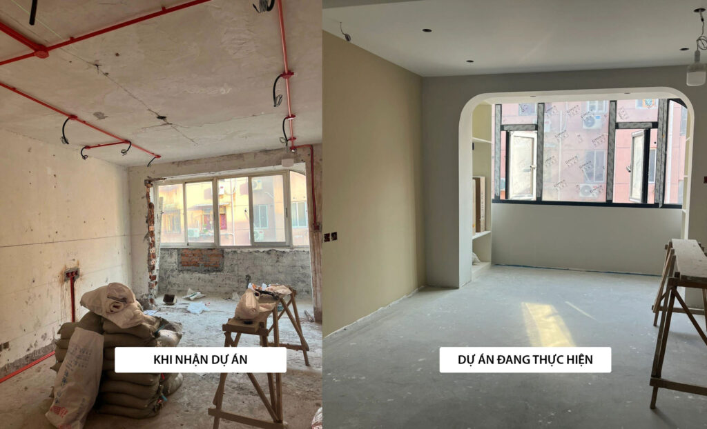 Sửa nhà giá rẻ - Hình ảnh công trình trước và sau khi hoàn thành