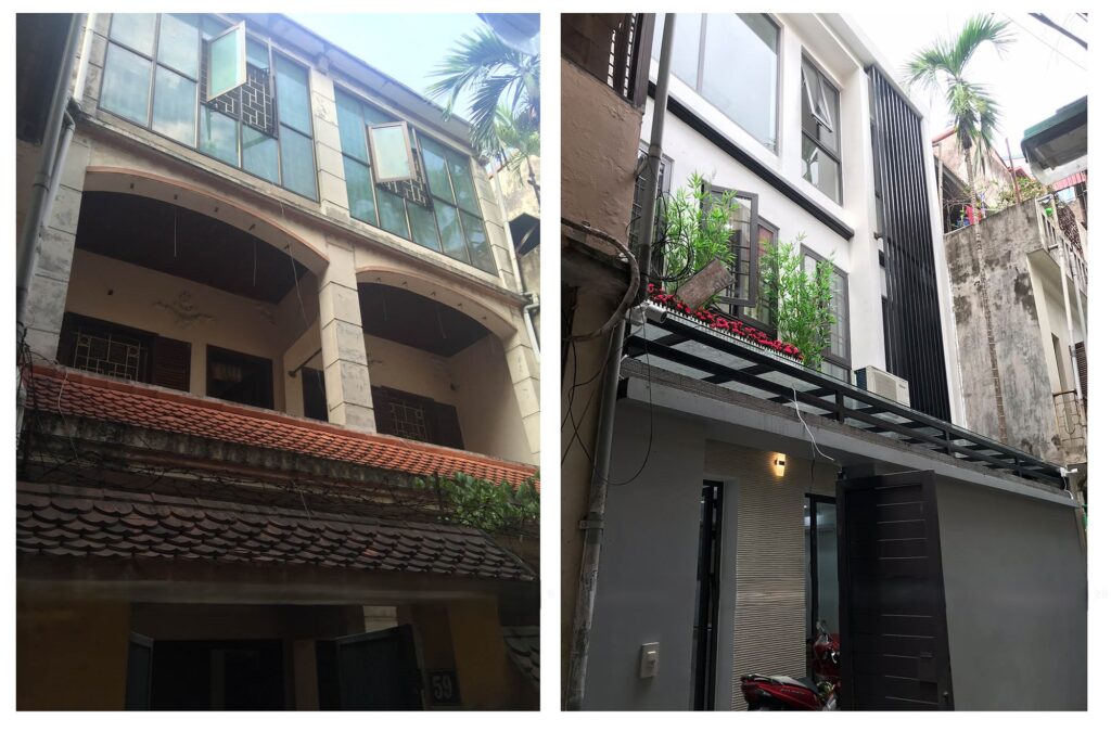 Cải tạo sửa chữa nhà - Hình ảnh trước và sau khi cải tạo